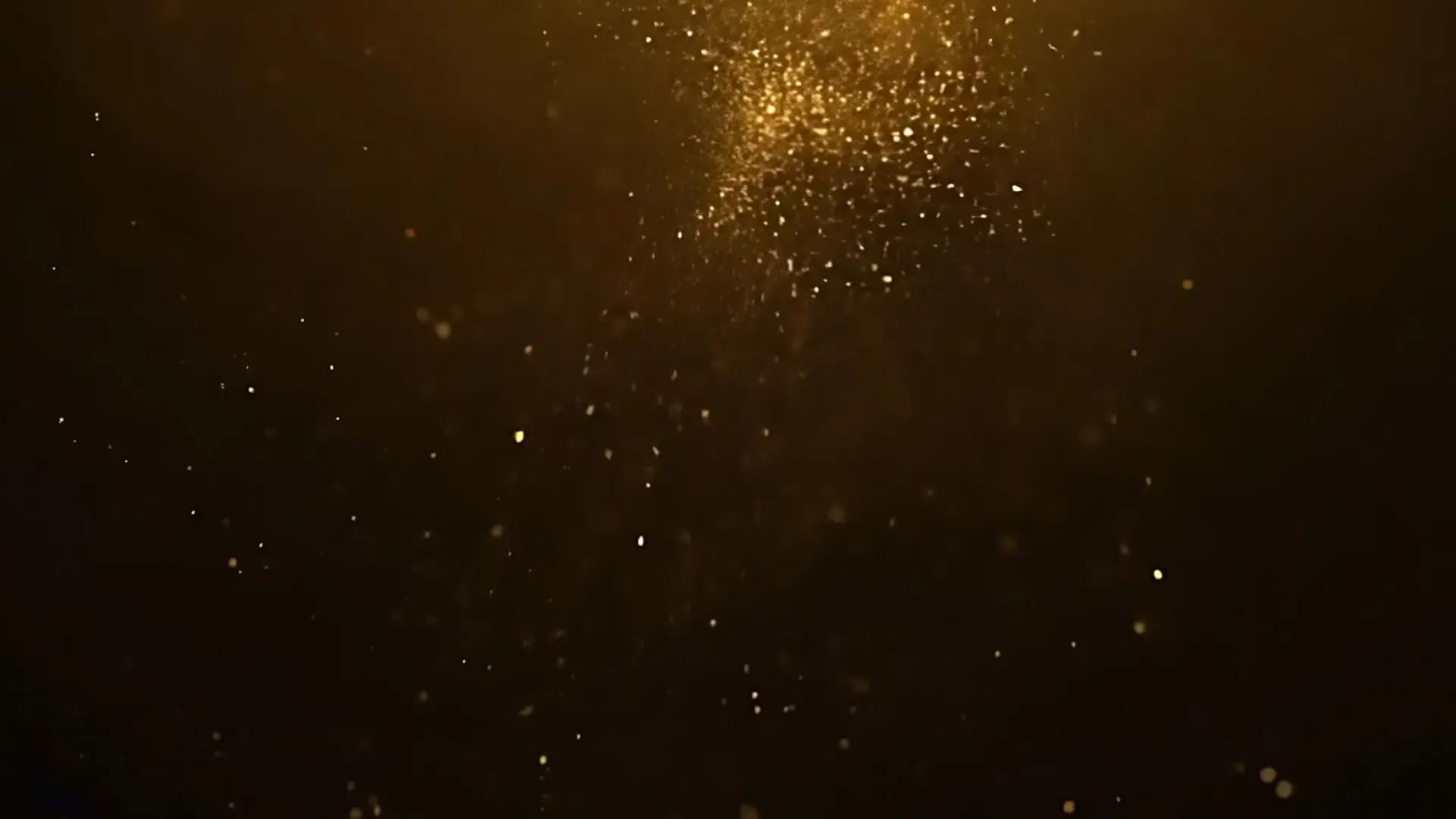 Shimmering Gold Particle Overlay for Fashion Promo Videos